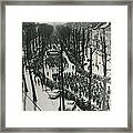 Catholics March In Antwerp.. Parade Ends Two Weeks Easter Framed Print