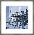 Cell Tower Workers Framed Print