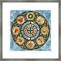 Celtic Wheel Of The Year Framed Print