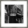 Central Camera Chicago - Black And White Framed Print