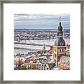 Central Riga Framed Print