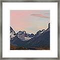 Cerro Paine Grande L And The Cuernos Framed Print