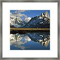 Cerro Torre And Fitzroy At Dawn Framed Print
