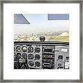 Cessna Skyhawk At Takeoff Framed Print