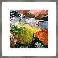 Chaotic Composition Framed Print