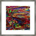 Chaotic Flow Framed Print