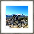 Chapel On The Rock Framed Print