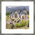 Chapel On The Rock - St Malo Center Framed Print