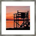 Chapoquoit Sunset Framed Print