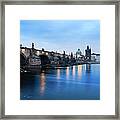 Charles Bridge At Dawn Framed Print