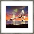 Charleston Sc - Arthur Ravenel Jr. Bridge Cooper River Framed Print