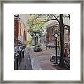 Charlottesville's Historic Downtown Mall Framed Print