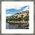 Charming Lake Como Villa Framed Print