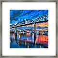 Chattanooga Sunset 3 Framed Print