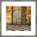 Checkered Floor Framed Print