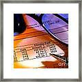 Checking Account Statement Framed Print