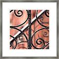 Chelsea Wrought Iron Abstract Framed Print