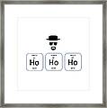 Chemistry - A White Christmas Framed Print