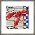 Chesapeake Lobster Framed Print