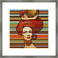 Cheveux Rouges Extract Framed Print