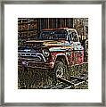 Chevy Truck Framed Print