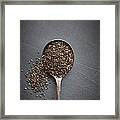 Chia Seeds Framed Print