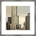 Chicago Architecture Old And New Framed Print