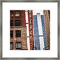 Chicago Cadillac Palace Theatre Sign Framed Print