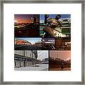 Chicago Cubs Photo Collage Framed Print