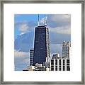 Chicago Hancock Building Framed Print