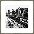 Chicago Rail Framed Print