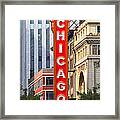 Chicago Theatre - A Classic Chicago Landmark Framed Print