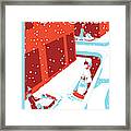 Snowplows Framed Print