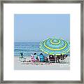 Chillin On The Beach Framed Print