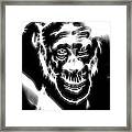 Chimpanzee Abstract Framed Print
