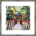 Chinese Bridge Wandiligong Framed Print