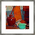 Chinese Kitchen Cookware Framed Print