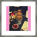 Chocolate Fountain Time! 😍 Framed Print