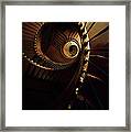 Chocolate Spirals Framed Print