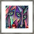 'choosing Sides' Framed Print