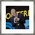 Chris Botti Plays Trumpet Framed Print
