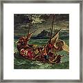 Christ On The Sea Of Galilee Framed Print