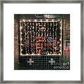 Christmas At The Barbershop In Canton Mississippi Framed Print