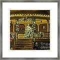 Christmas Gazebo Framed Print