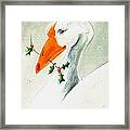 Christmas Goose Framed Print