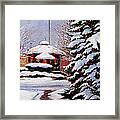 Christmas In Chagrin Falls Framed Print