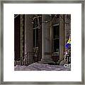 Christmas In Stowe Vermont. Framed Print