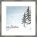 Christmas In The Pines Framed Print