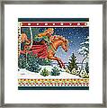 Christmas Ride Framed Print