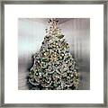 Christmas Tree Decorated By Gloria Vanderbilt Framed Print